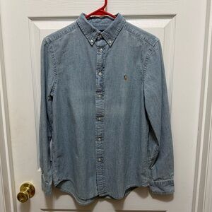 Polo Ralph Lauren Boys Size 18 button-down denim shirt